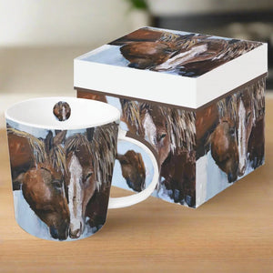 Paperproducts Design Frontier Horses Gift-boxed Mug