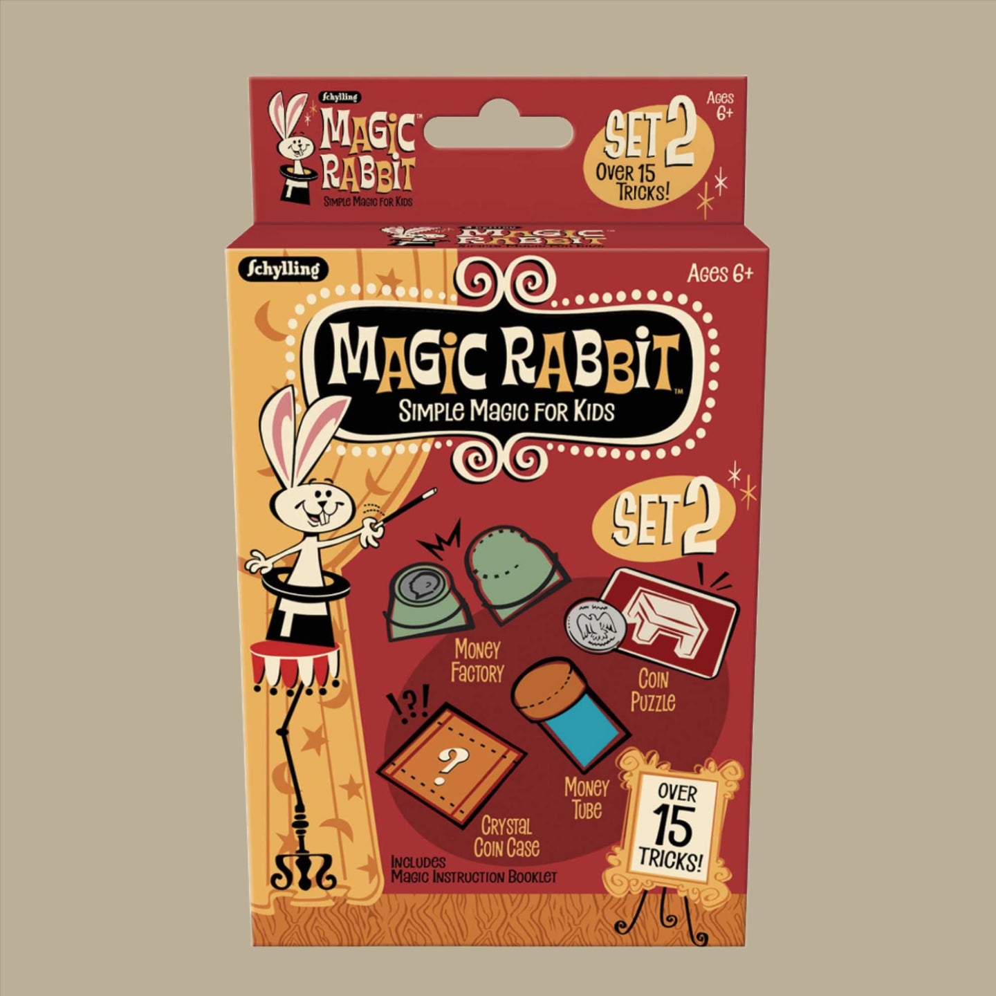 schylling toys magic rabbit assorted magic tricks-set 2