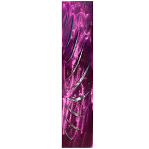 7055 inc. reverse lashes metal wall art- purple