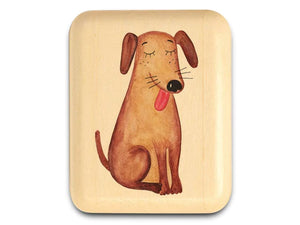 heartwood creations 2" flat narrow aspen box- dog