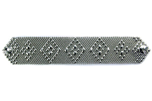 sg liquid metal tb32-as (antique silver finish) bracelet by sergio gutierrez 7.5"