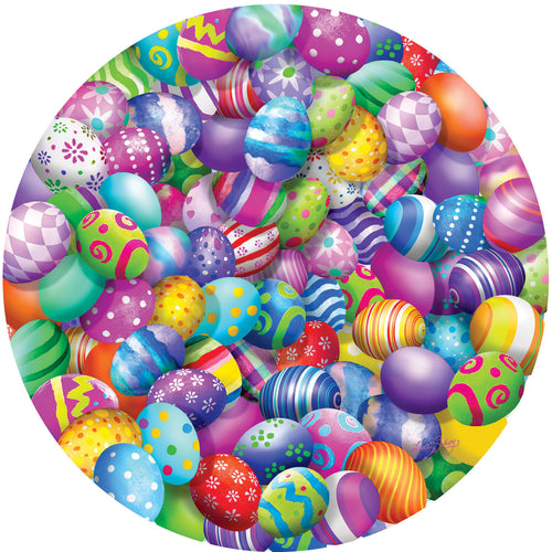 sunsout easter eggs 500 piece round puzzle