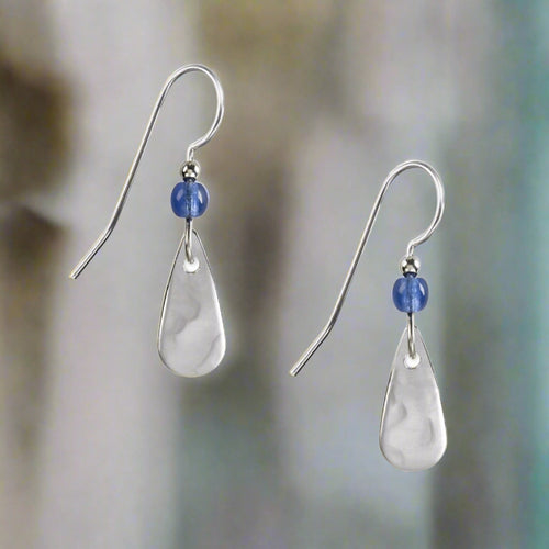 silver forest earrings- e-8981