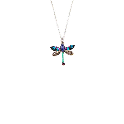 firefly jewelry petite dragonfly pendant-teal 8381-teal