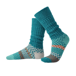 solmate socks fusion slouch socks - abalone
