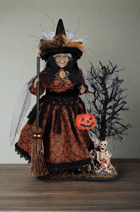 karen didion lighted haunted trail witch on base