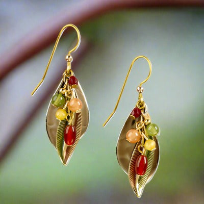 silver forest earrings- ne-1028