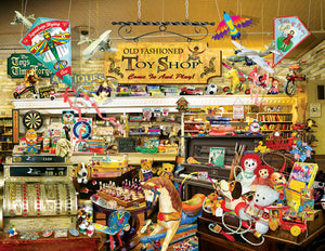 sunsout an old fashioned toy shop 1000 piece puzzle