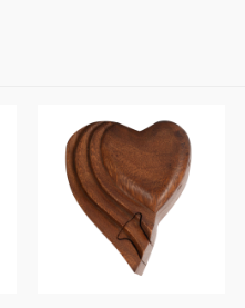 Wooden Heart Puzzle Box