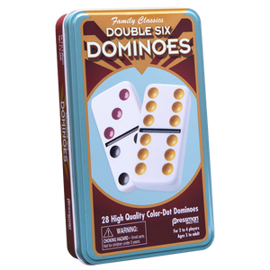 pressman toys - double six dominoes