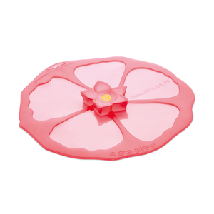 charles viancin silicone lid- hibiscus 11"