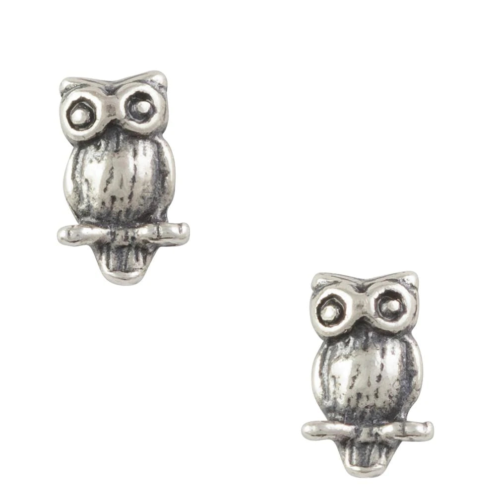 Tomas Owl Post Earrings