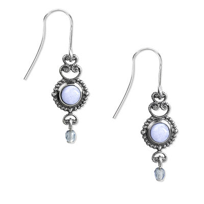 silver forest earrings e-6022c