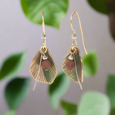 silver forest earrings ne-0889a