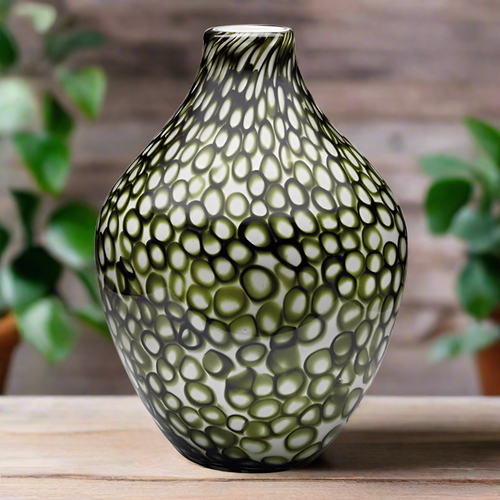 dynasty gallery mod rings acorn vase-green