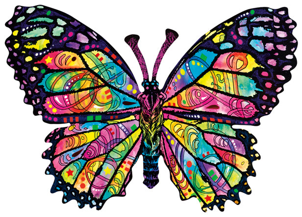 sunsout shaped stained glass butterfly 1000 piece puzzle