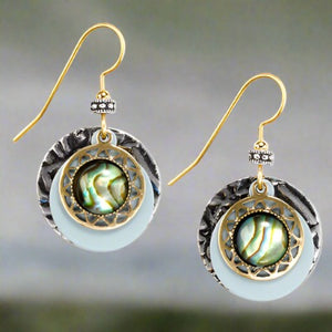 silver forest earrings ne-0662