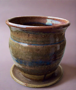 river pottery 6" flower pot