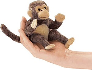 folkmanis monkey finger puppet