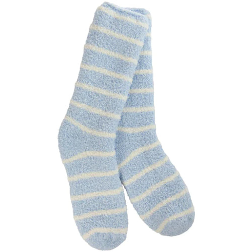 crescent sock company knit pickin' fireside crew - oxford stripe