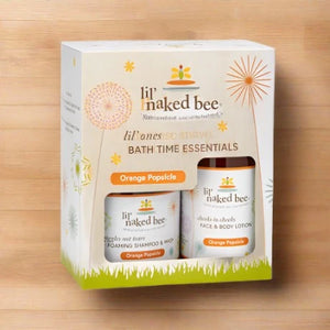 lil' naked bee lil' ones bath time gift set