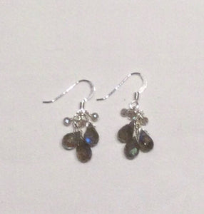 pom jewelry earrings labradorite in sterling silver
