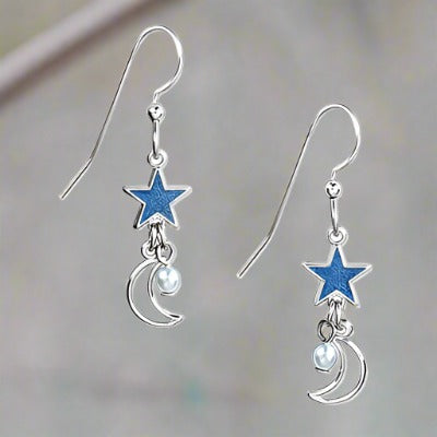 silver forest earrings ne-0066a