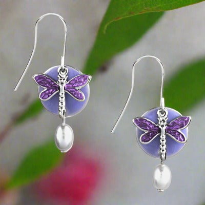 silver forest earrings- ne-0008a