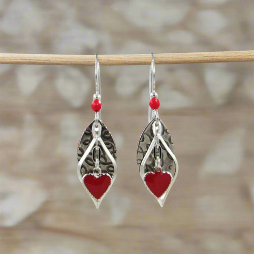 silver forest earrings- ne-1388a