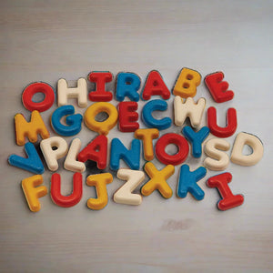plan toys upper case alphabet