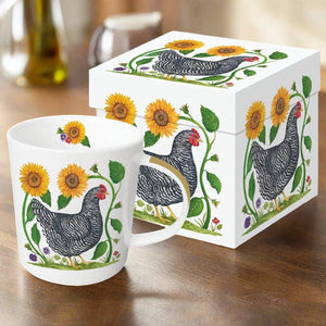 paper products designs heavenly hen gift-boxed mug