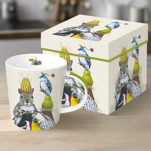 paper products designs party under the feeder gift-boxed mug