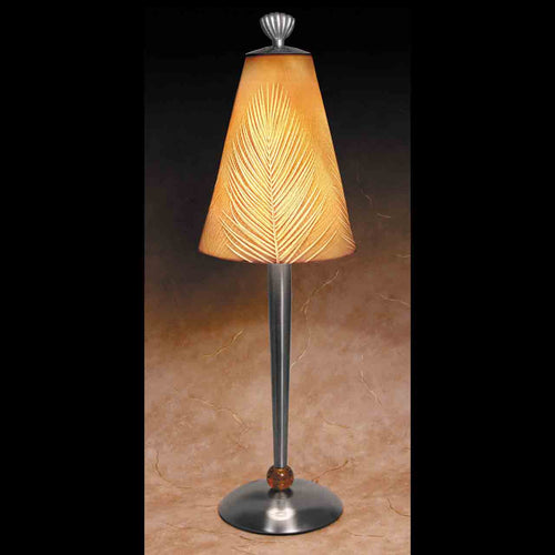 The Porcelain Garden Palm Fronds Contemporary Lamp