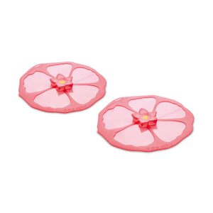 charles viancin silicone drink covers-hibiscus