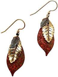 silver forest earrings ne-0678