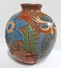 Load image into Gallery viewer, mundo handmade nicaraguan pottery- owl animal pot
