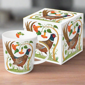 paper products design princely pheasant gift-boxed mug