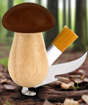 kikkerland mushroom tool keychain
