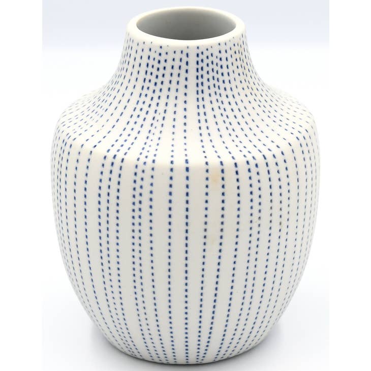 Art Floral Trading Company INCA MINI Porcelain Bud Vase- 1574W26 Media 1 of 1