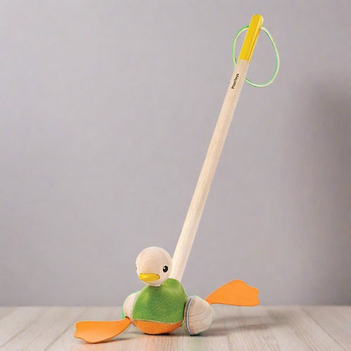 plan toys push-along duck