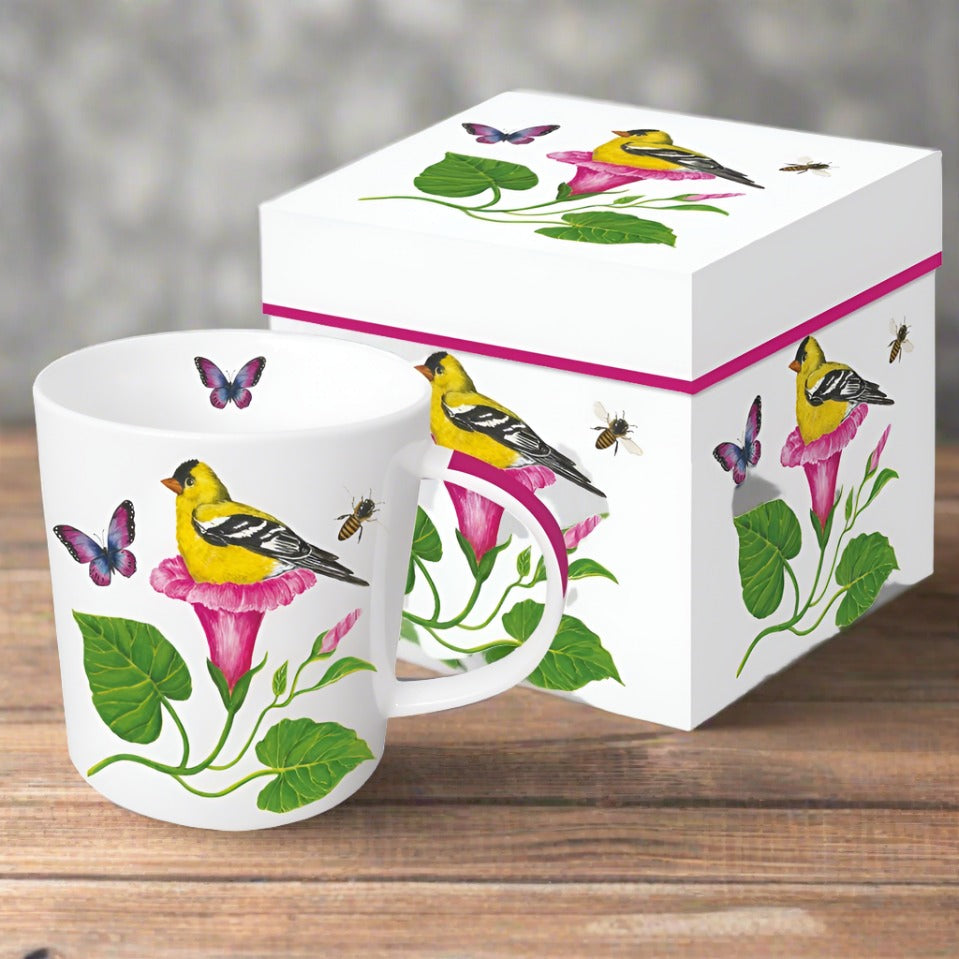 paper products design morning glory nest gift-boxed mug