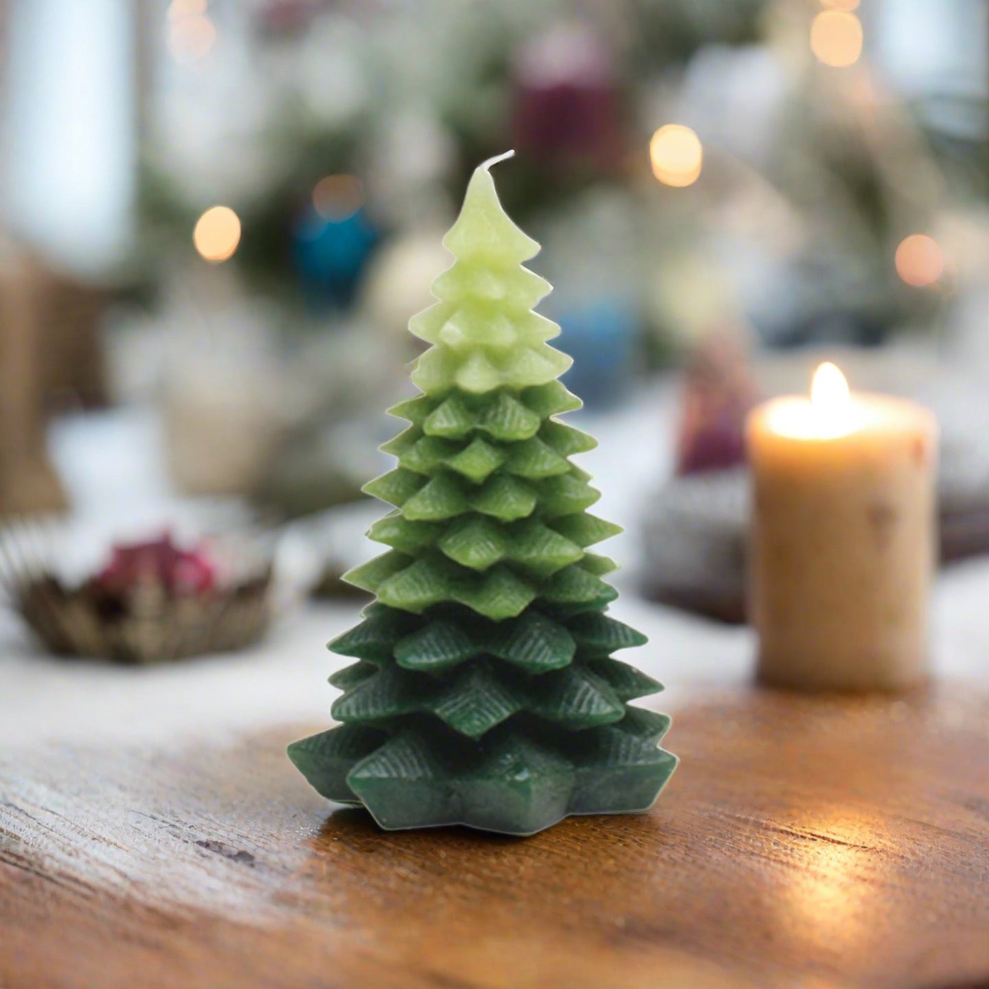 tag green chunky leaf tree, small