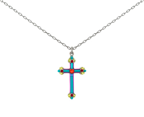 firefly jewelry dainty cross in multicolor