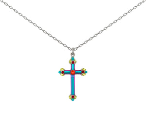 firefly jewelry dainty cross in multicolor