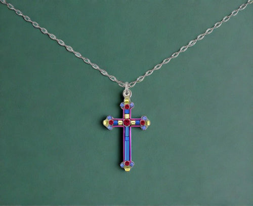 firefly jewelry simple cross pendant 8926-sap