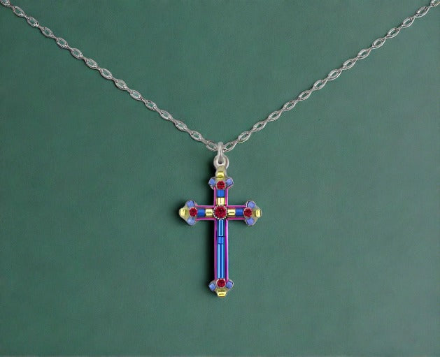 firefly jewelry simple cross pendant 8926-sap