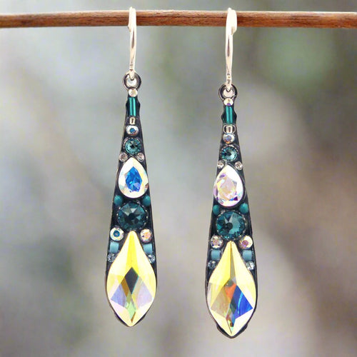firefly jewelry gazelle medium drop earrings-ice