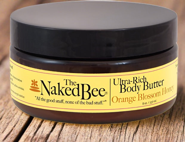 naked bee orange blossom honey 8oz ultra-rich body butter
