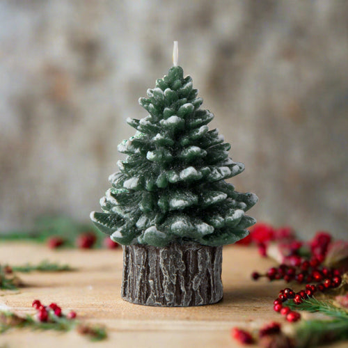 Tag Small Spruce Rustic Candle 