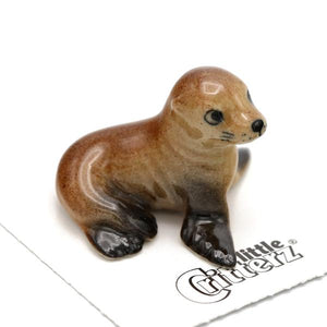 little critterz sea lion pup "rocky" - miniature porcelain figurine